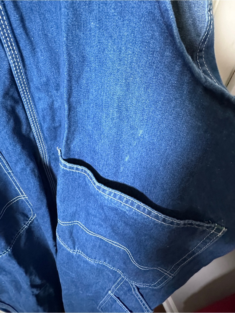 Liberty Men’s Denim Overalls Size 48x30 pre owned - Picture 9 of 12